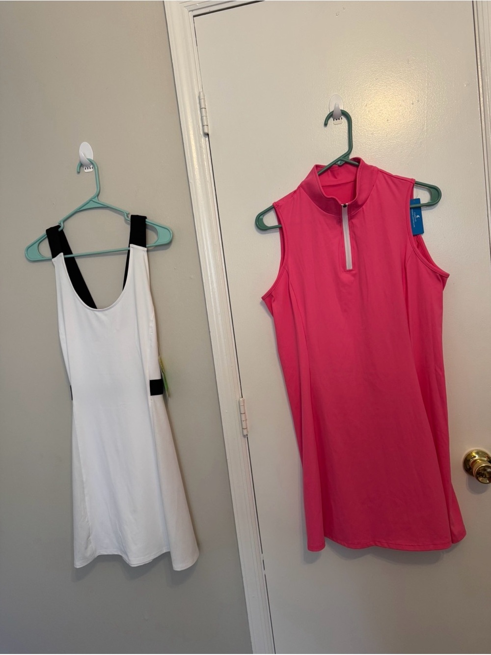 Women's white, Pink athletic dress Size L